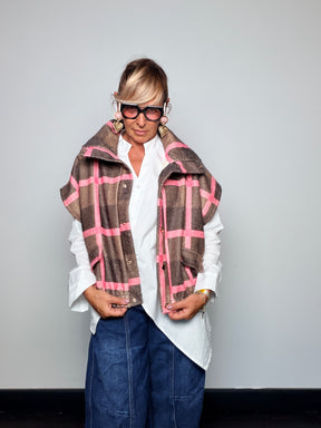 Bomber Gilet Check