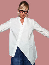 Camicia Bianca Asimmetrica
