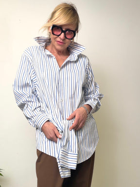 Camicia Over a Righe Chic