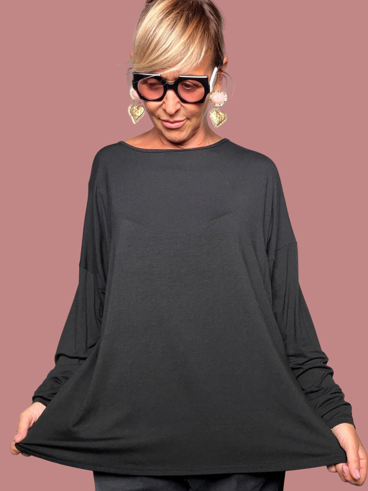 Maglia Over con Bugia sul Dietro