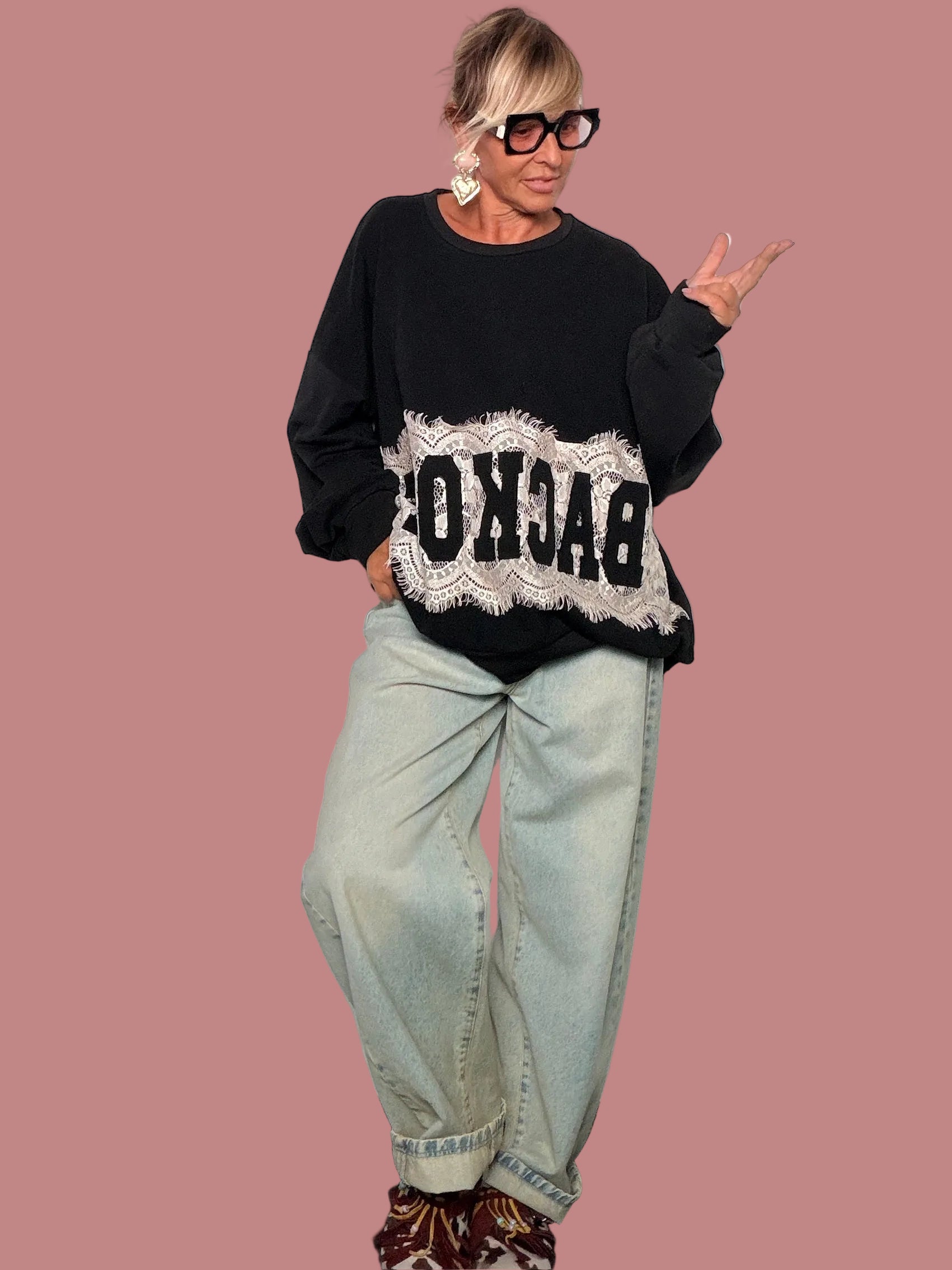 Jeans Baggy Elastico