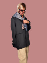 Giacca Blazer Over con Foulard Incluso