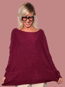 Maglia Over con Tasche
