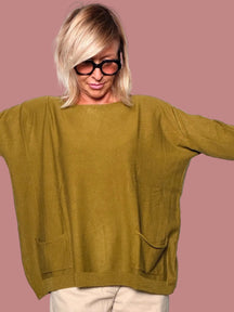 Maglia Over con Tasche