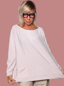 Maglia Over con Tasche