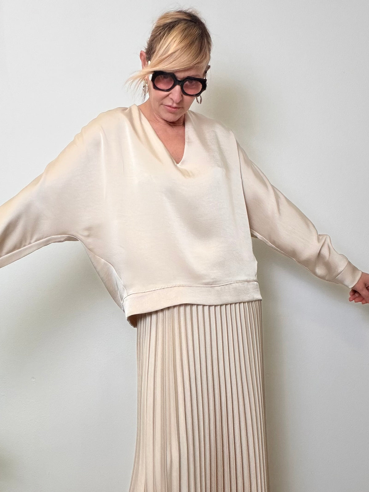 Maglia Satin Chic Over