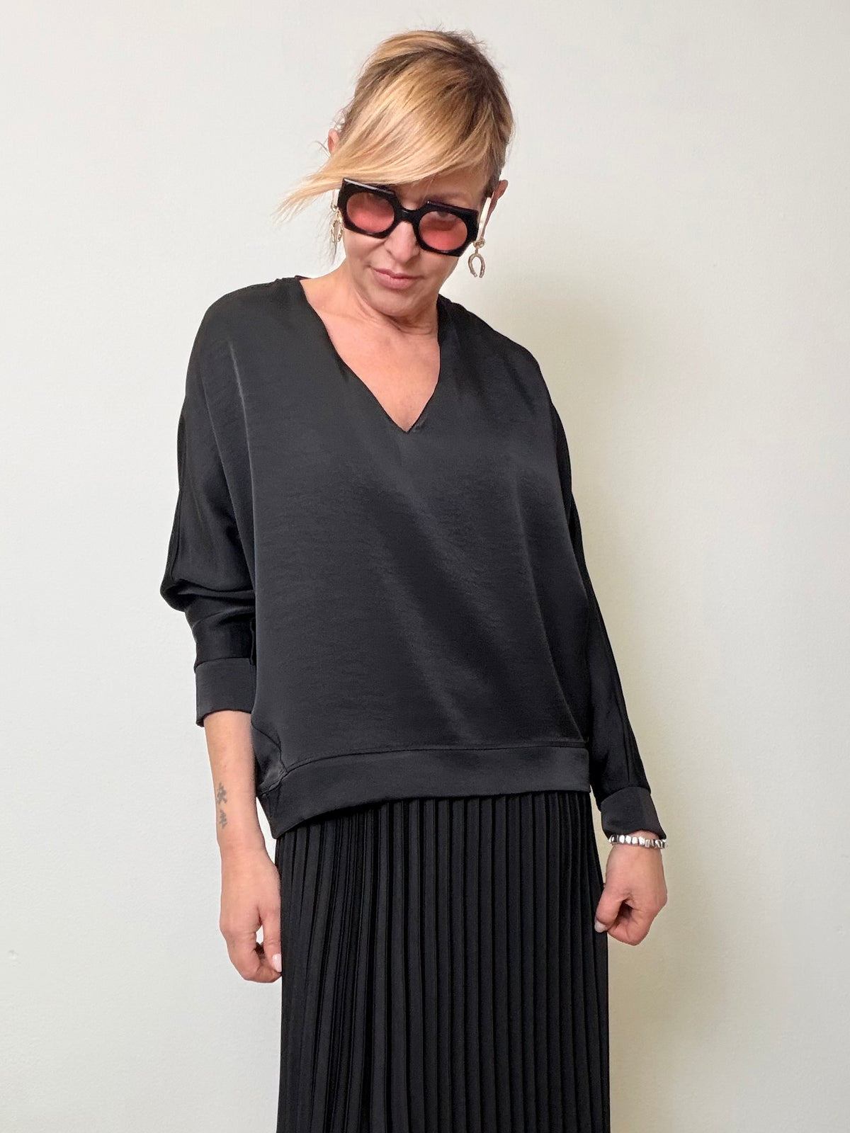 Maglia Satin Chic Over