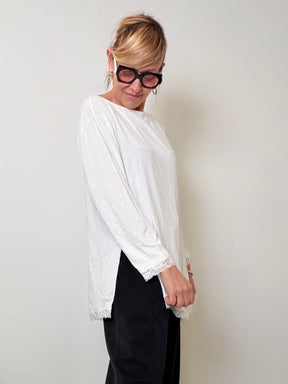 Maglia Over Romantic Chic