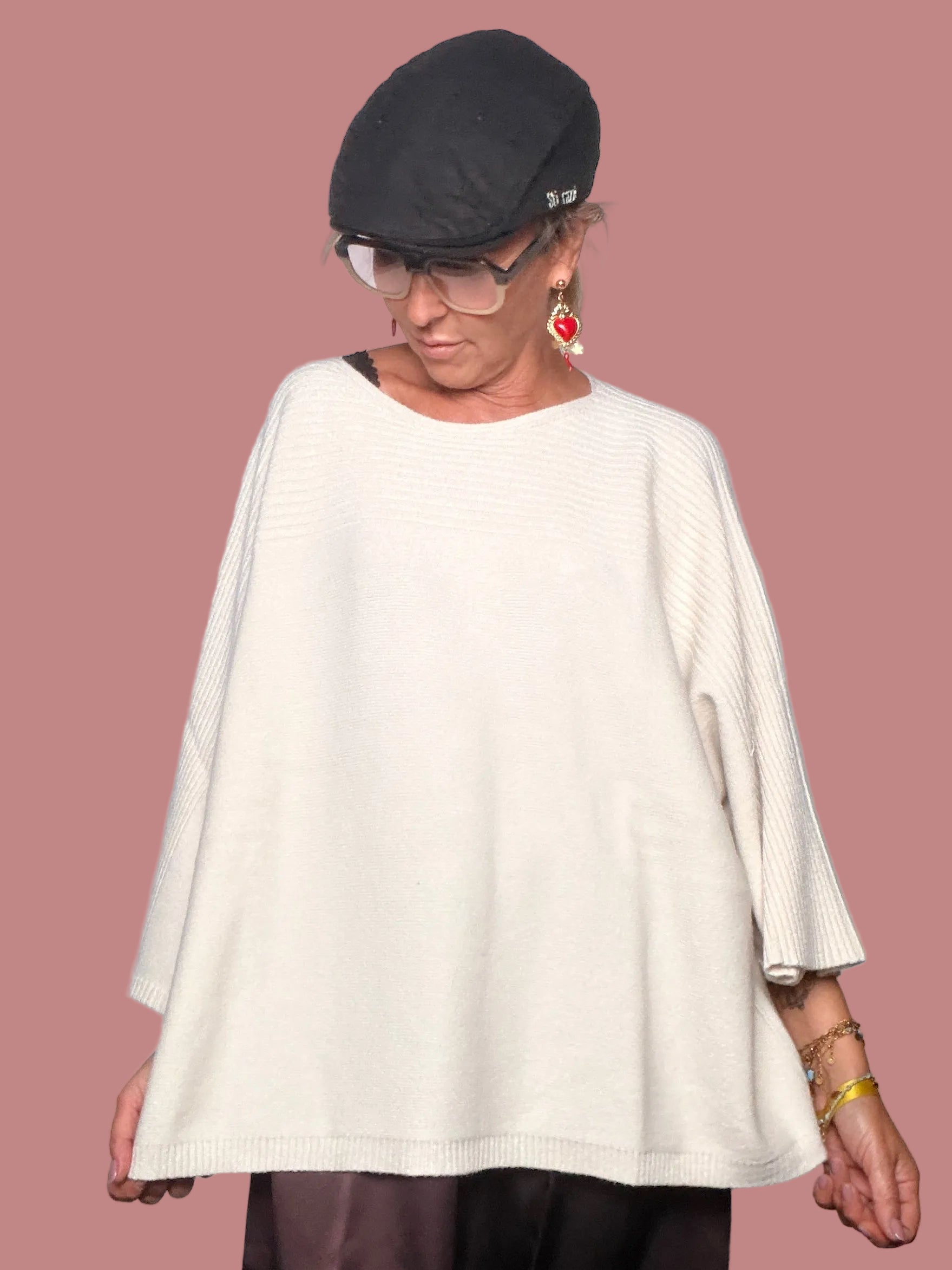 Maglia over morbida
