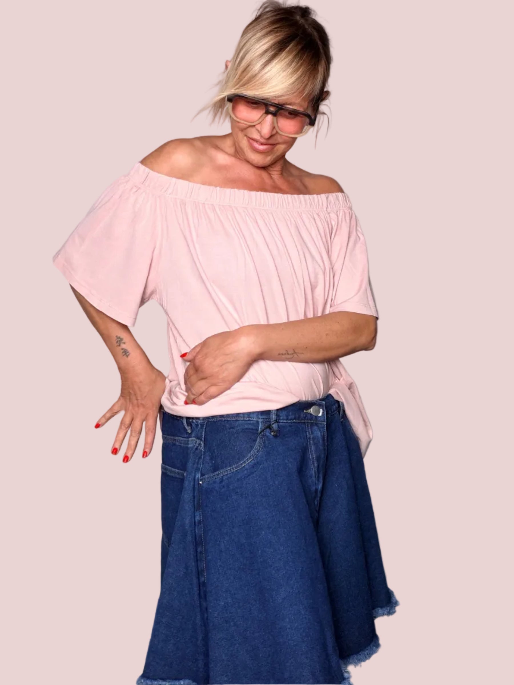 Short Farfalla Denim