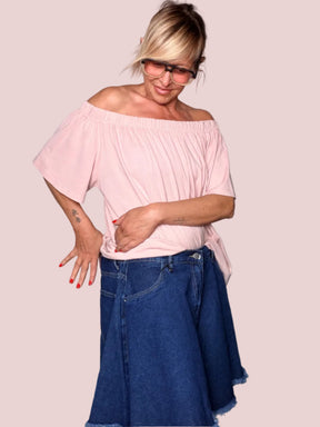 Short Farfalla Denim