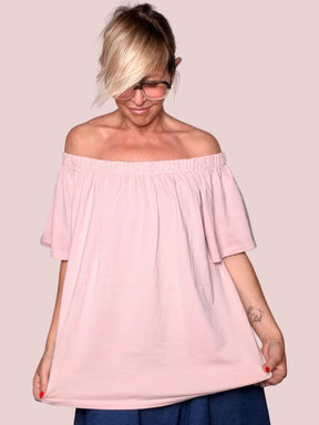 Top Off-Shoulder Oversize in Chiffon