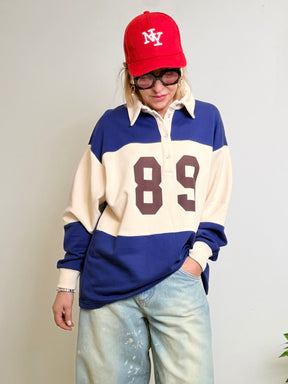 Polo Over Stile College con Numero