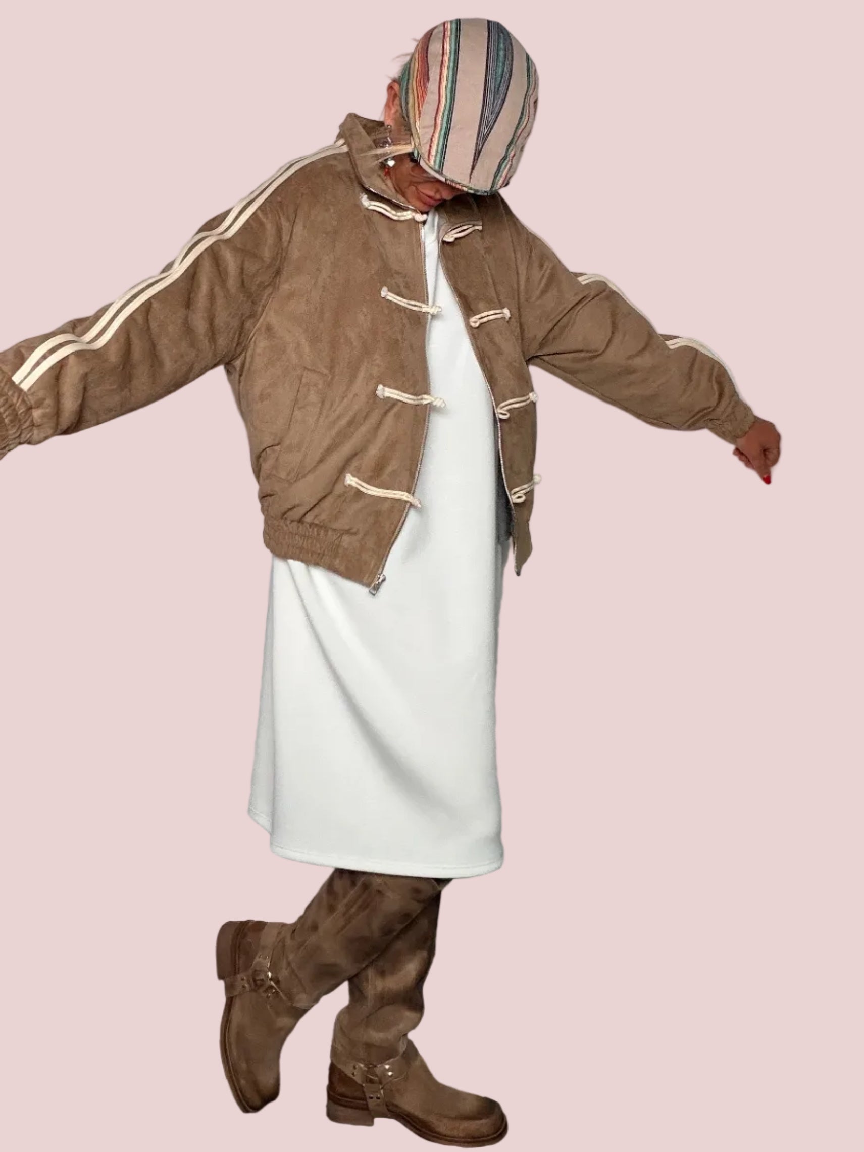 Bomber Scamosciato Urban Chic