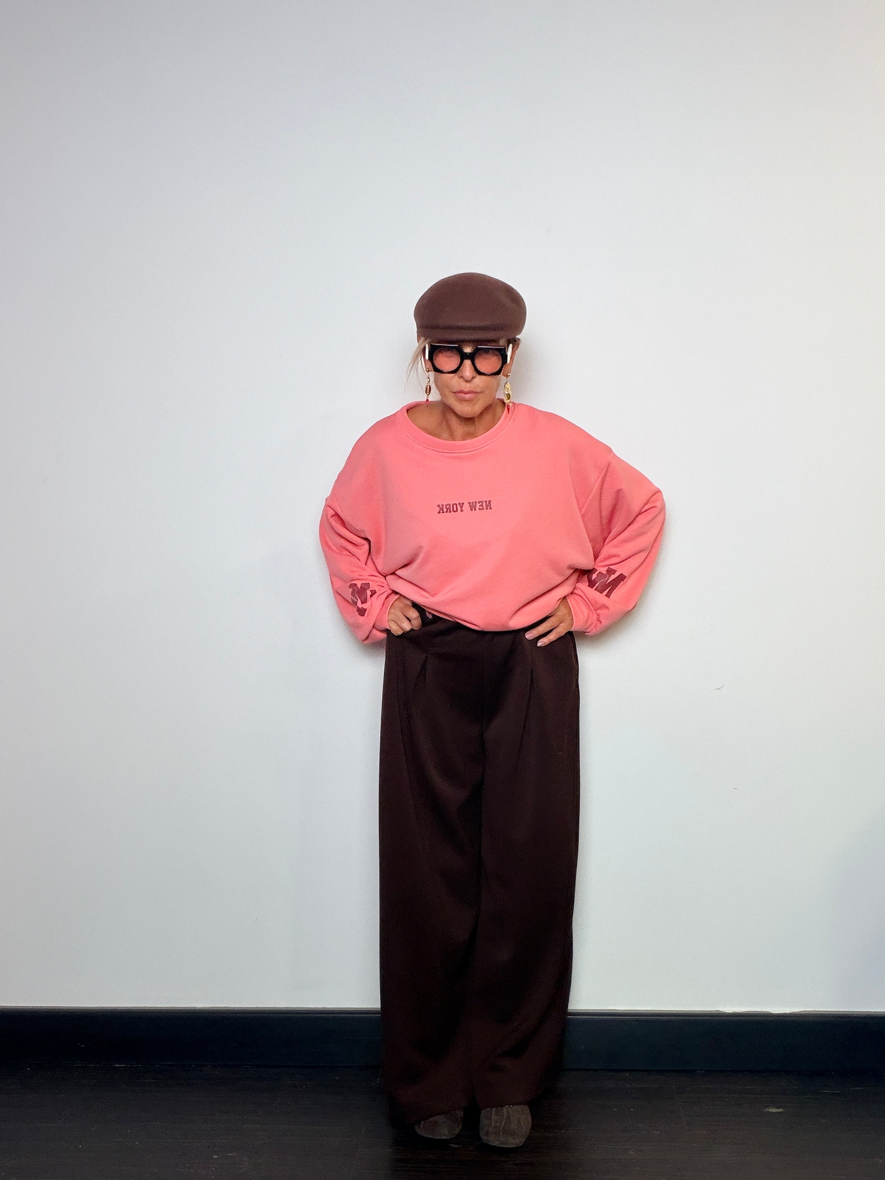 Pantalone in modal con pence
