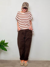 Jeans Marrone Easy Fit Urban Chic