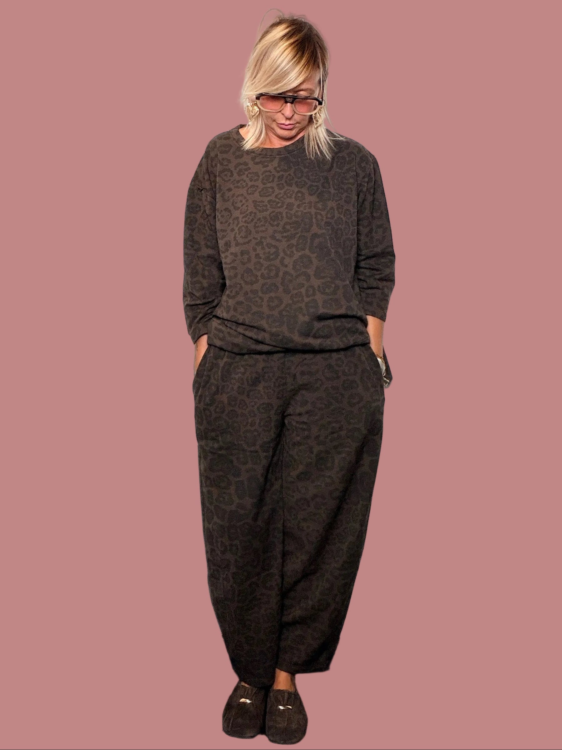 Pantalone Ovetto Moro Animalier Susy Star