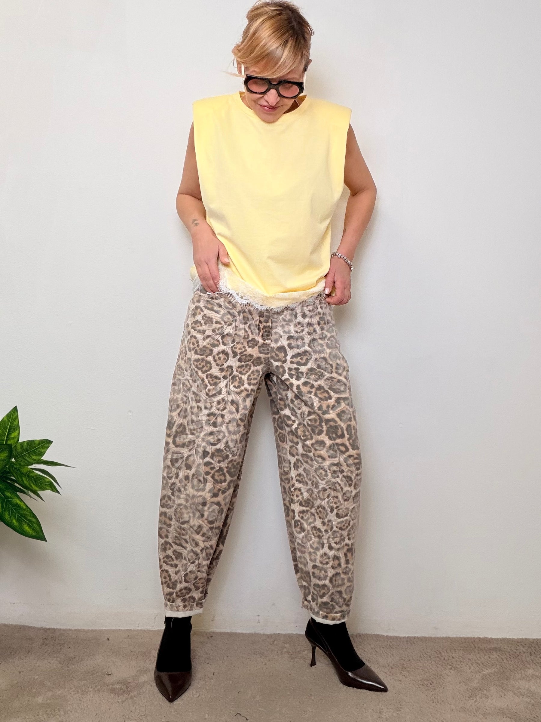 Jeans Animalier Easy Fit