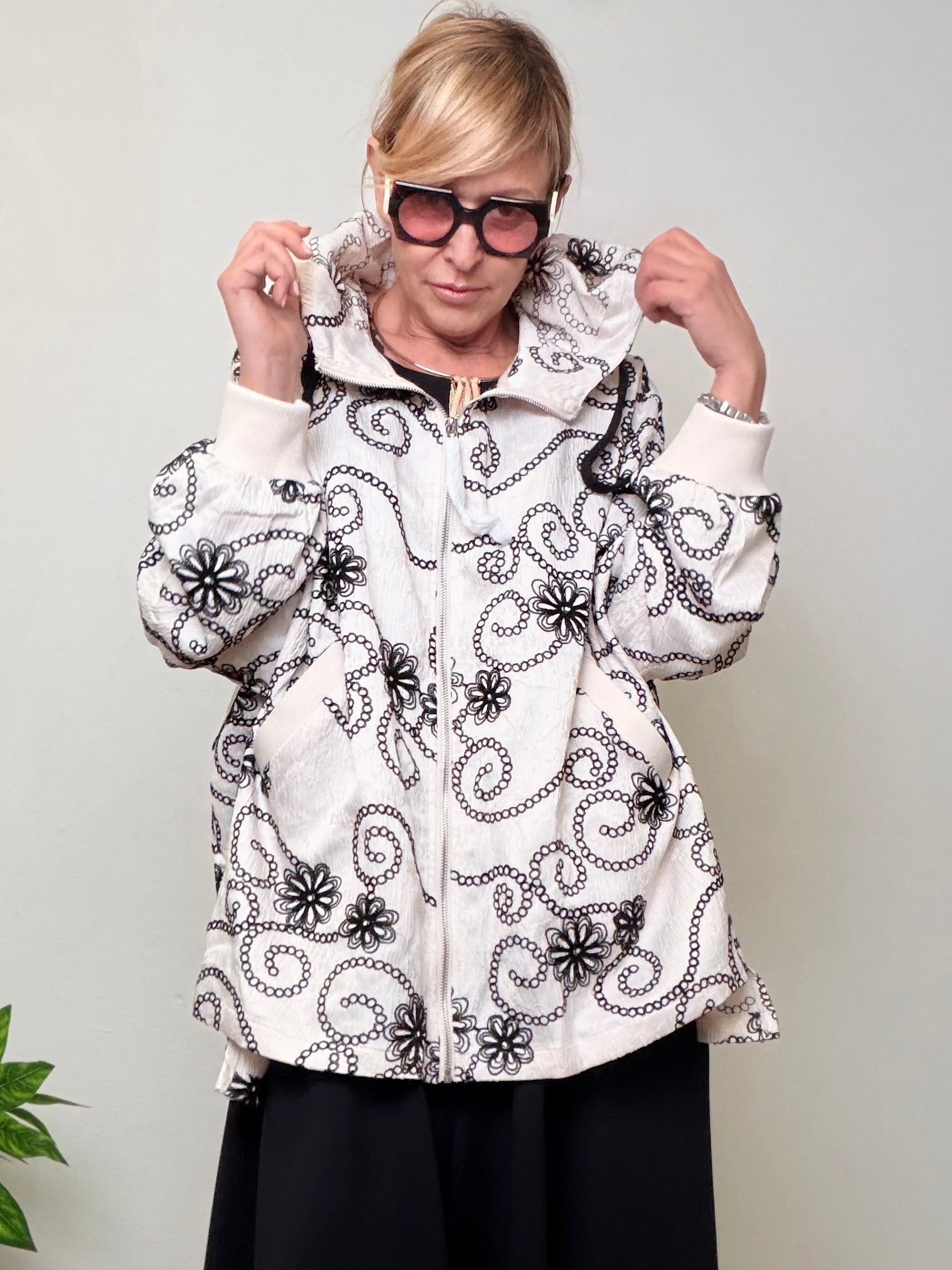 Giacca Over Fantasia Chic