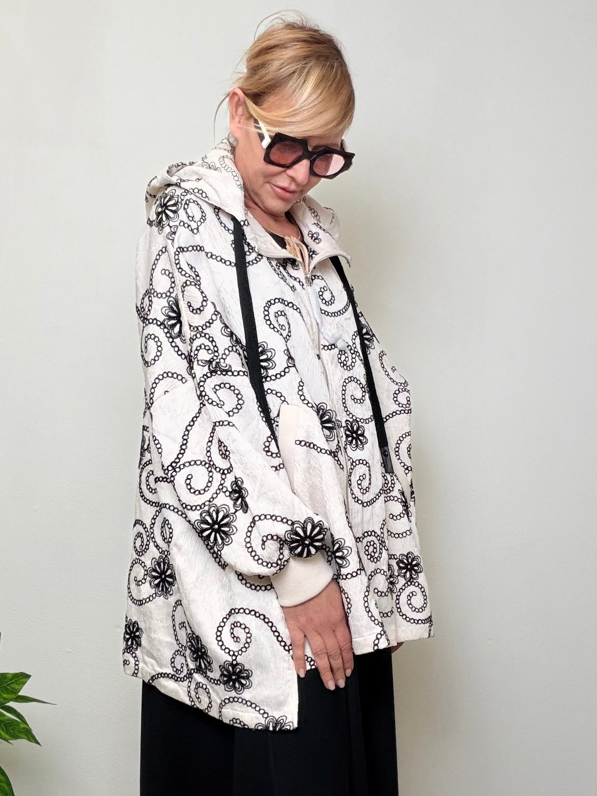 Giacca Over Fantasia Chic