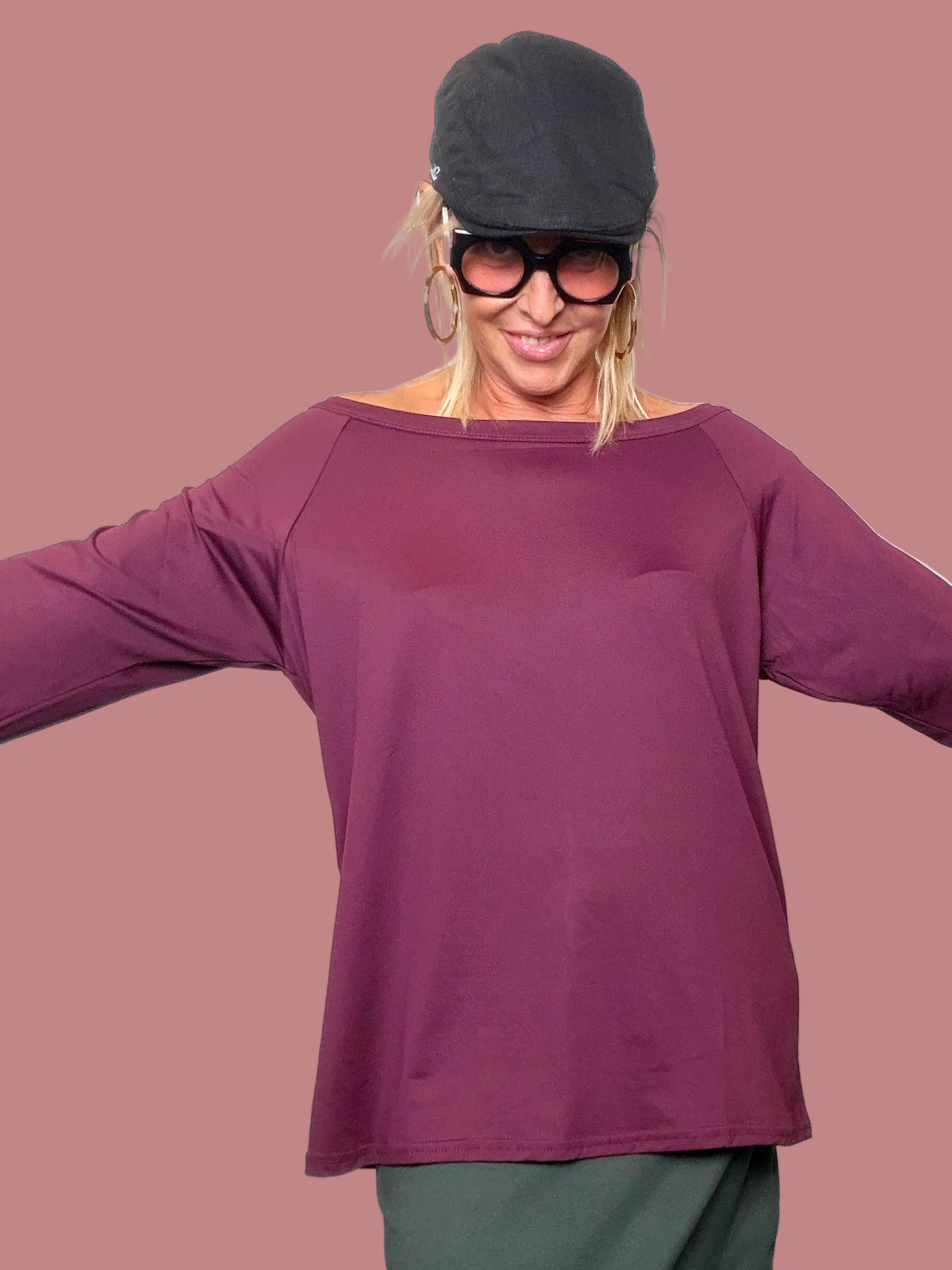 Maxi Maglia Over Elasticizzata – comfort e stile