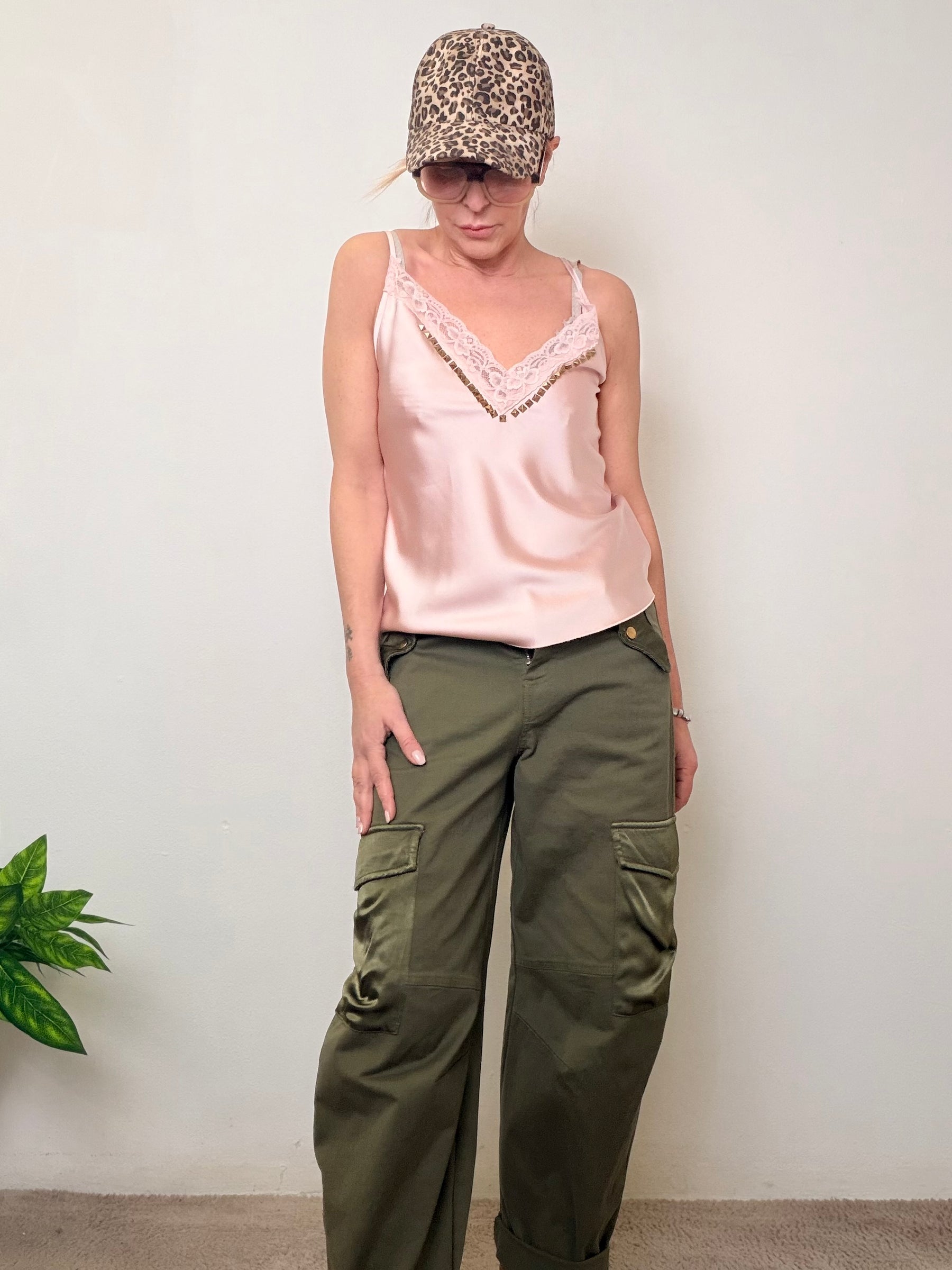 Pantalone cargo morbido