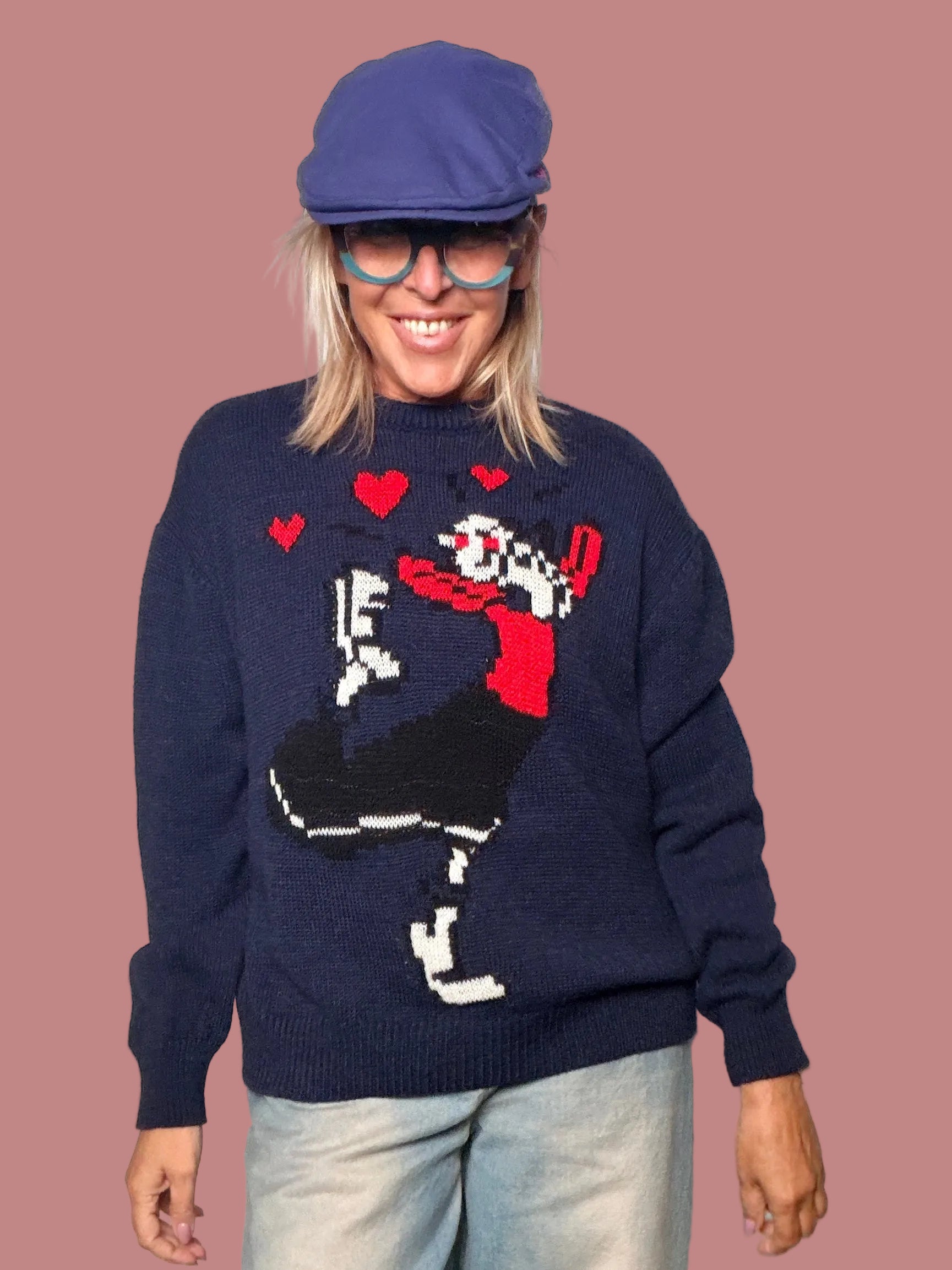 Maglia con stampa cartoon