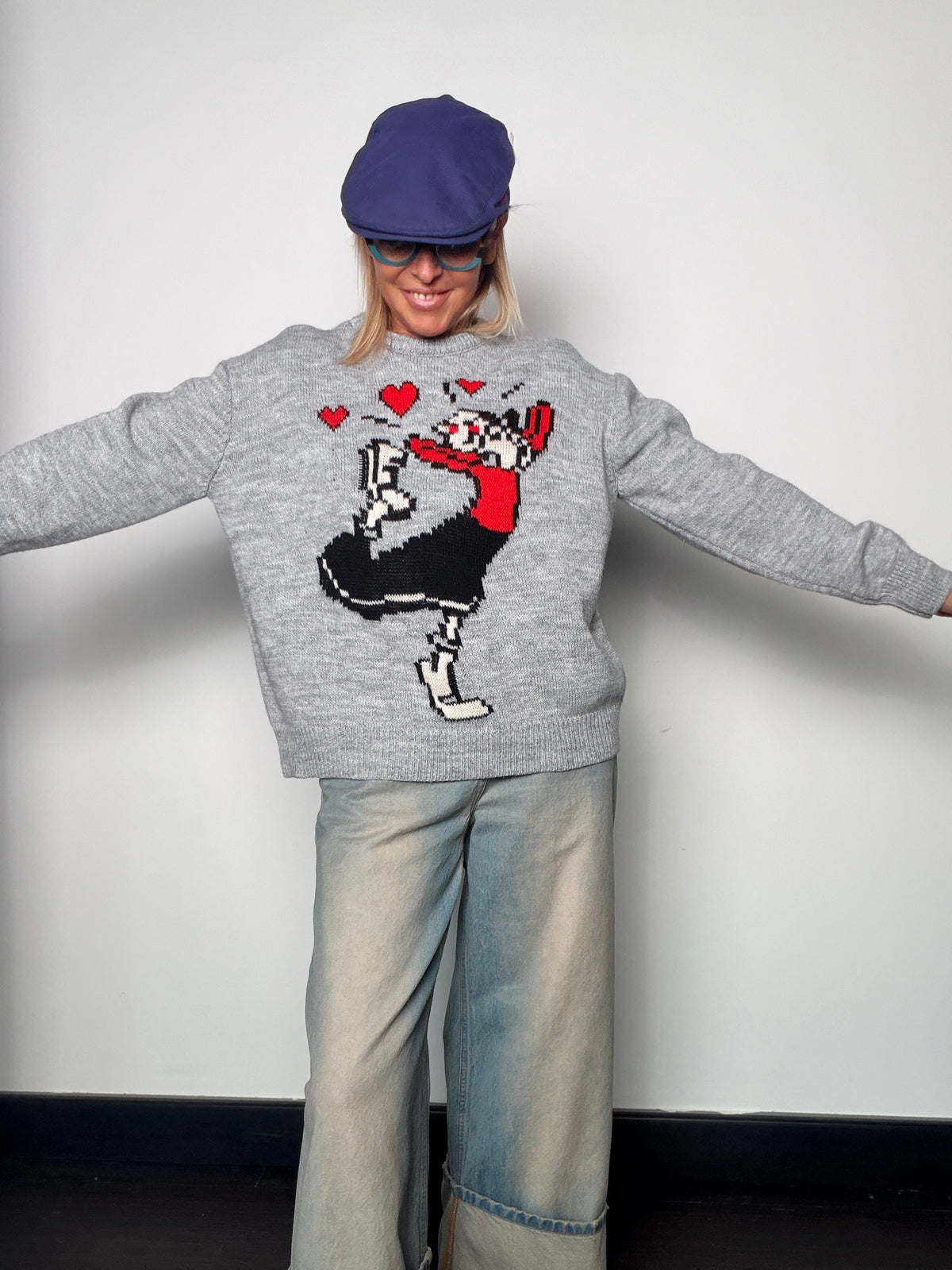 Maglia con stampa cartoon