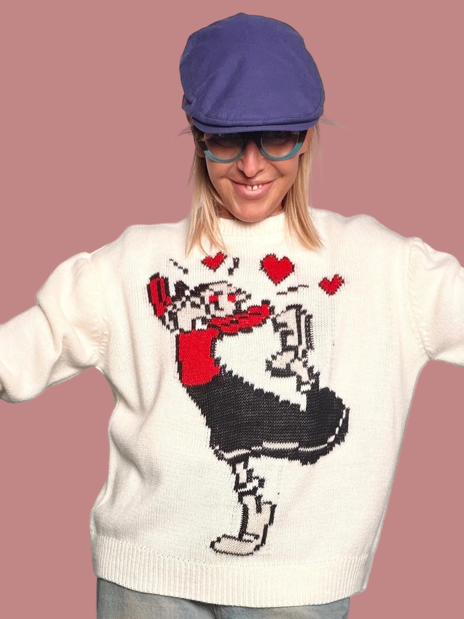 Maglia con stampa cartoon