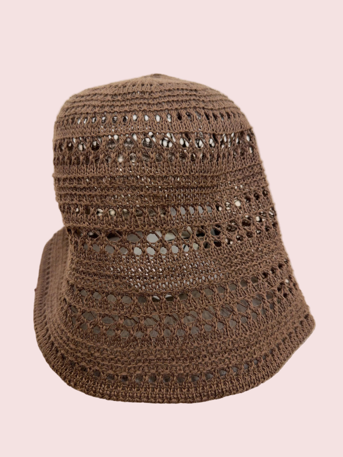 Cappello bucket intrecciato