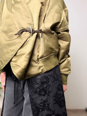 Bomber over con chiusura incrociata