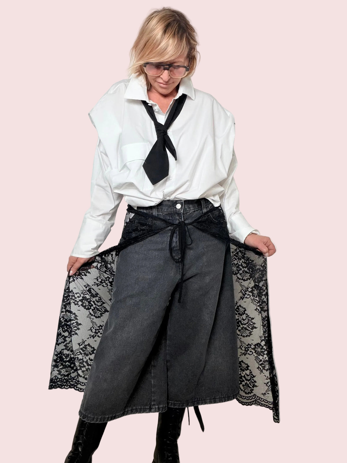 Foulard in Pizzo Romantic Rock