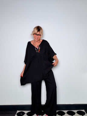 Completo Tunica & Pantalone Wide Leg