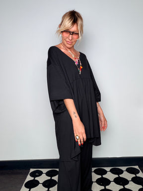 Completo Tunica & Pantalone Wide Leg