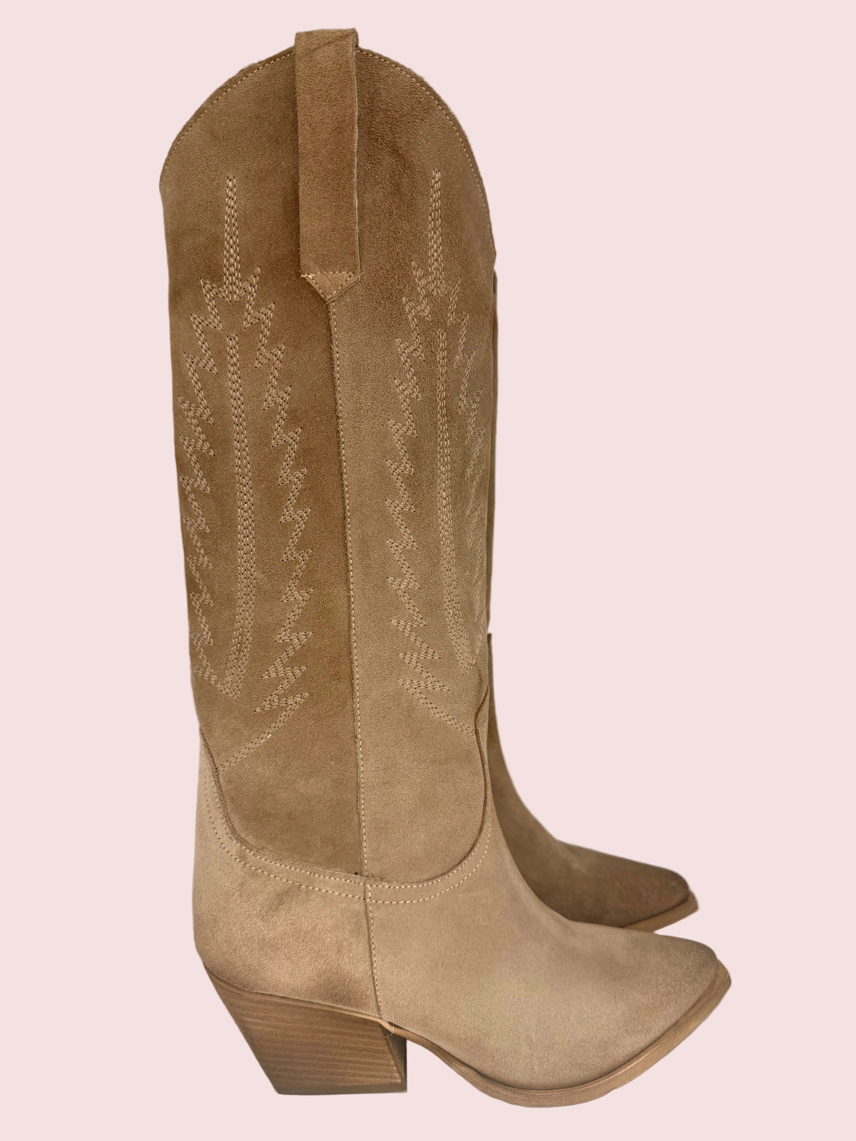 Stivale texano in suede