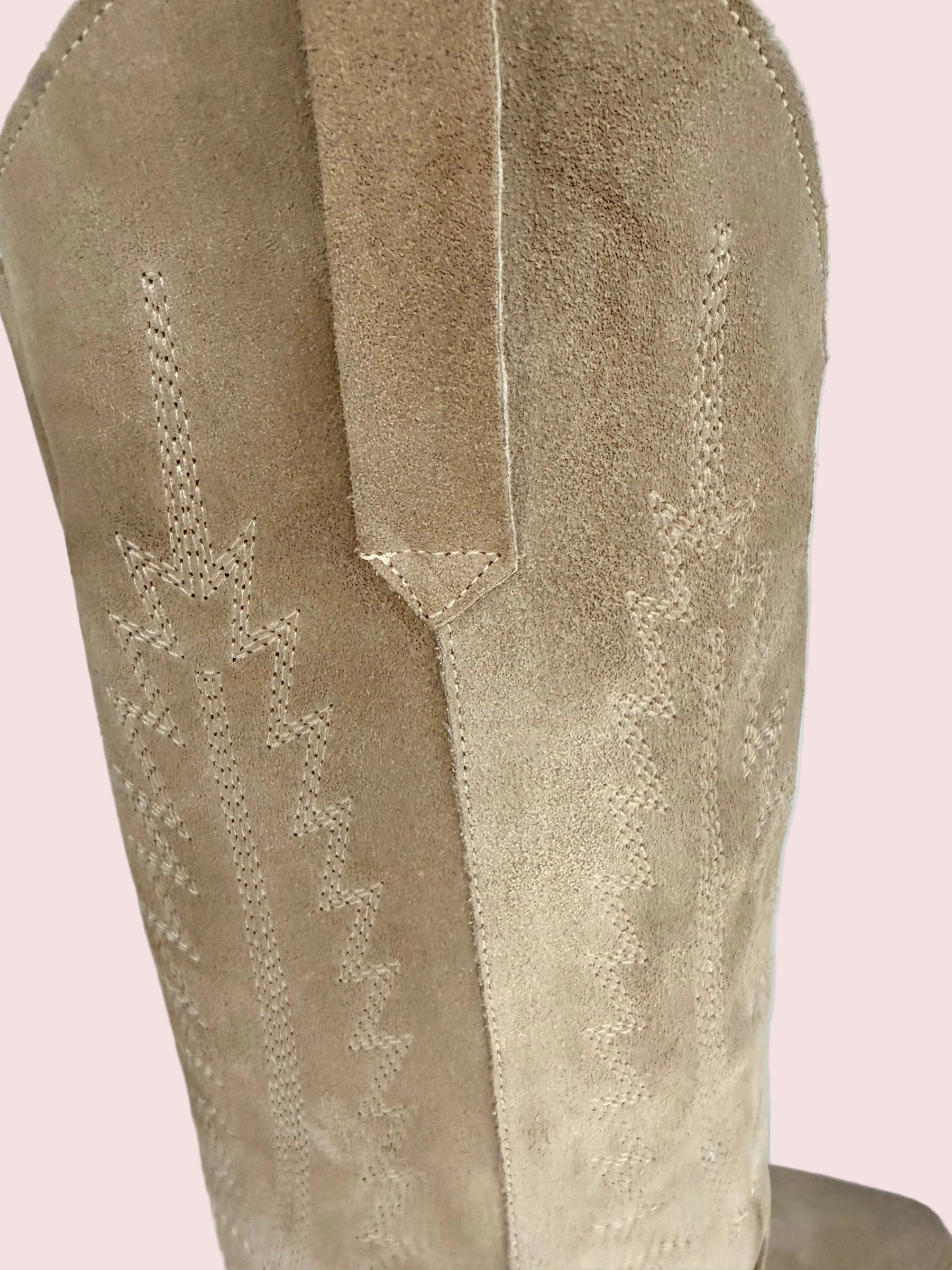 Stivale texano in suede