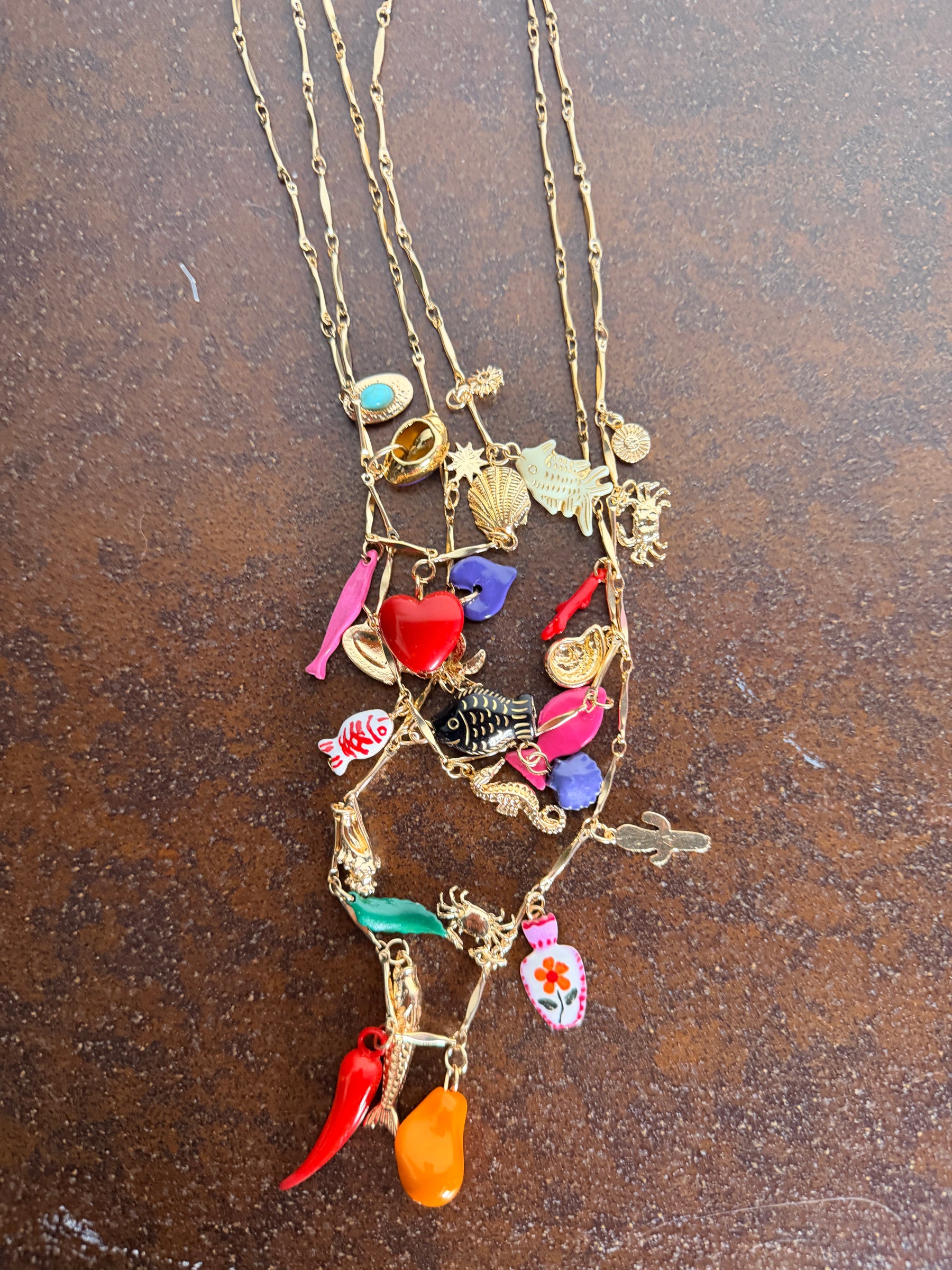 Collana Multi-Filo Charm Collection