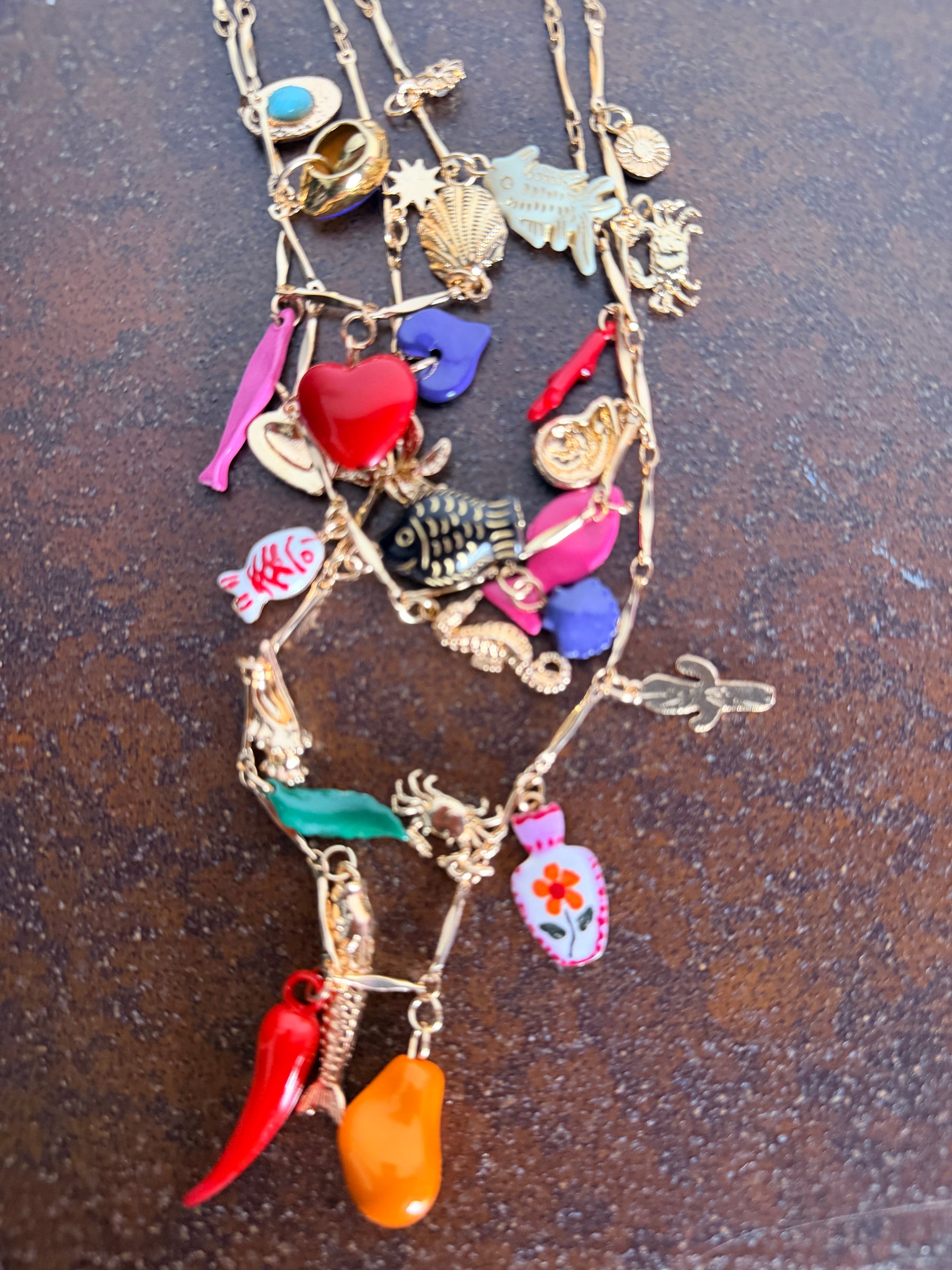 Collana Multi-Filo Charm Collection
