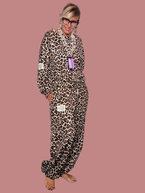 Completo felpa animalier – La vita non è perfetta, ma il tuo outfit può esserlo