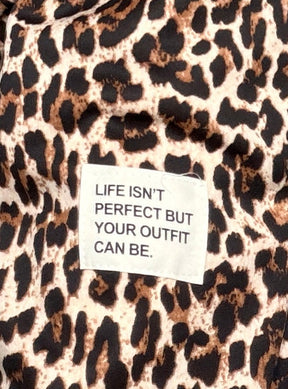 Completo felpa animalier – La vita non è perfetta, ma il tuo outfit può esserlo