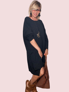 Maxi Felpa Abito Oversize