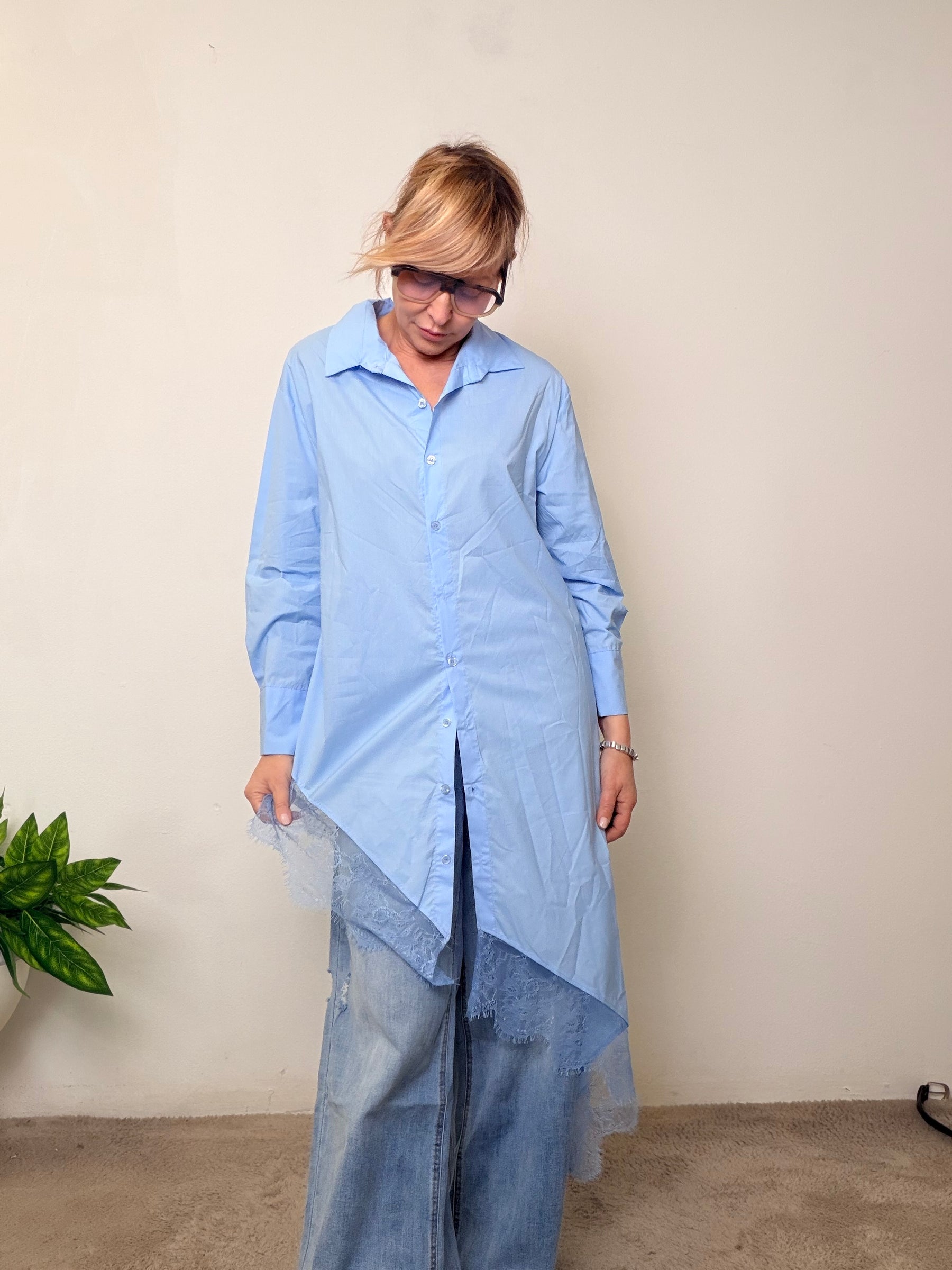 Camicia over asimmetrica