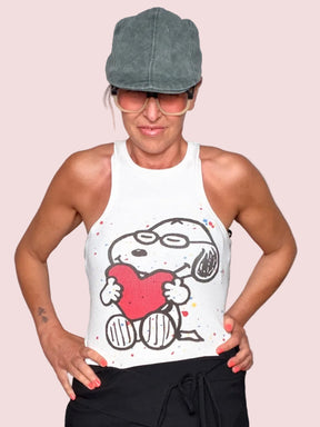 Canotta Stampa Pop Icon Love
