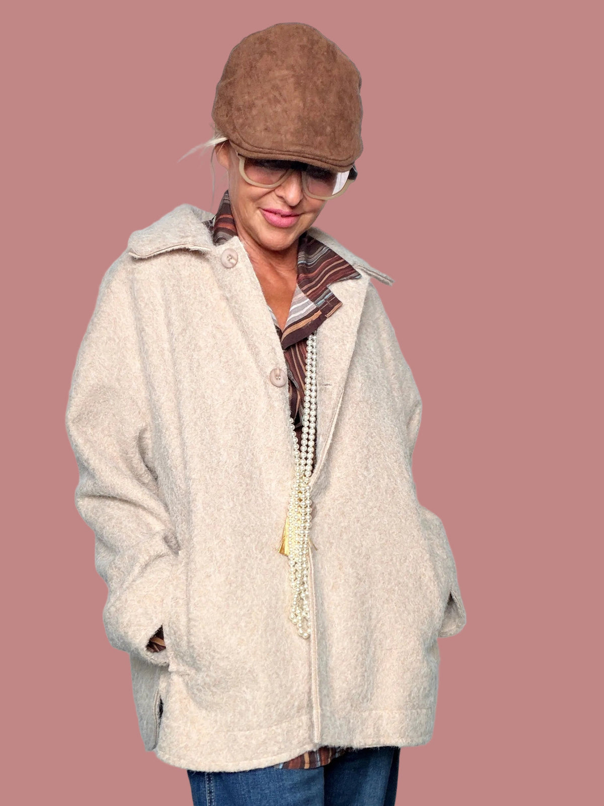 Cappottino corto beige Susy Star