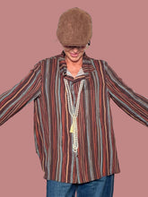 Camicia a righe multicolor in viscosa Susy Star (Copia)