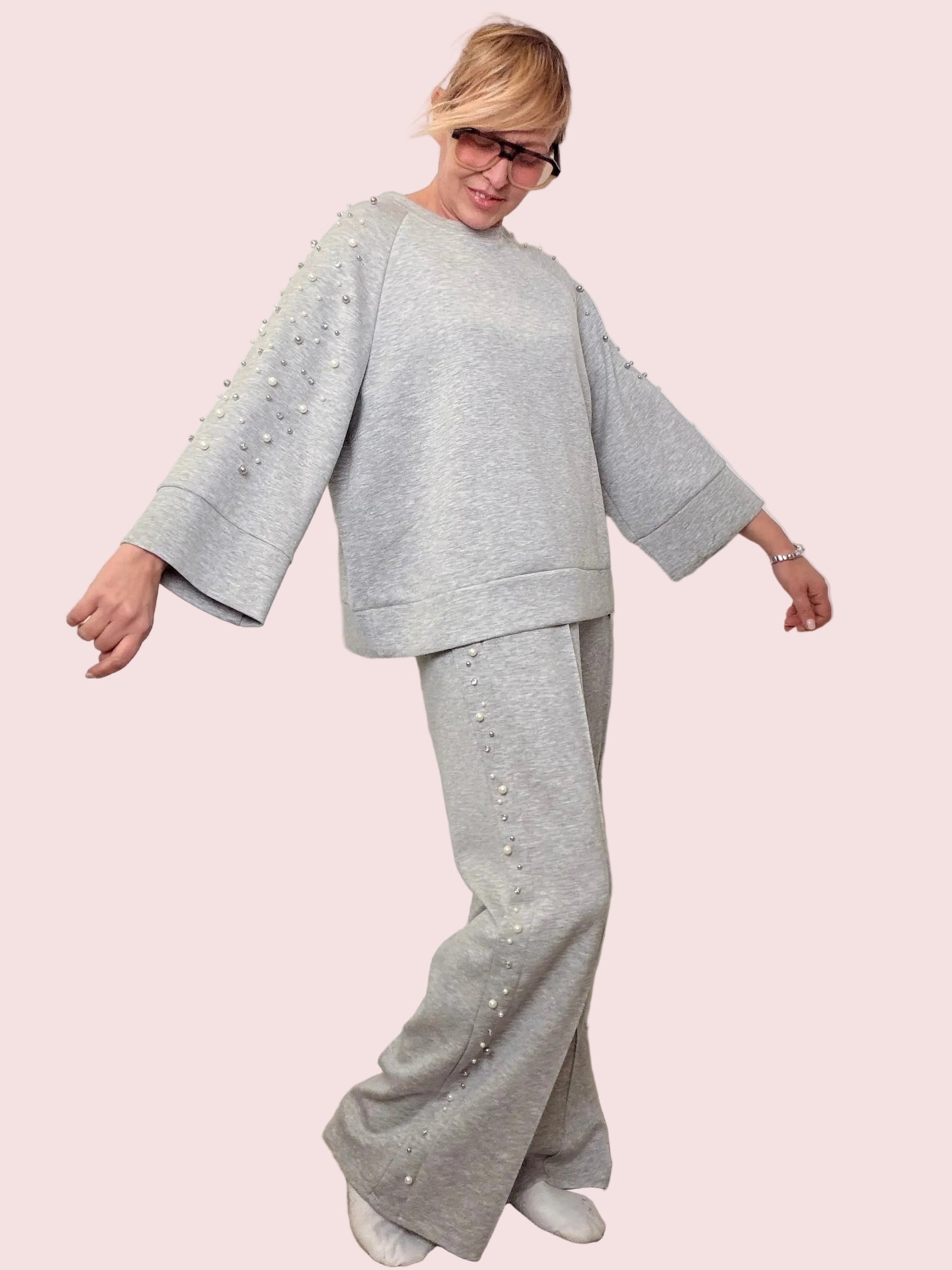 Completo Modal con Perle e Borchie