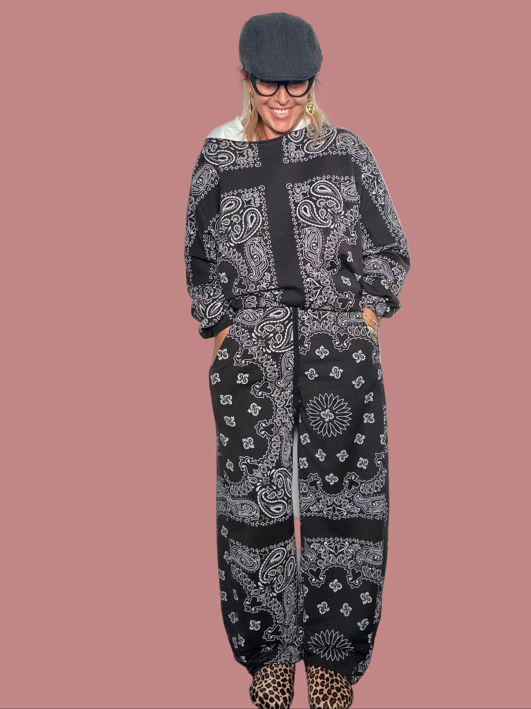 Pantalone Ovetto Fantasia Bandana