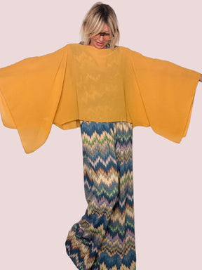 Top Kimono Giallo Ocra