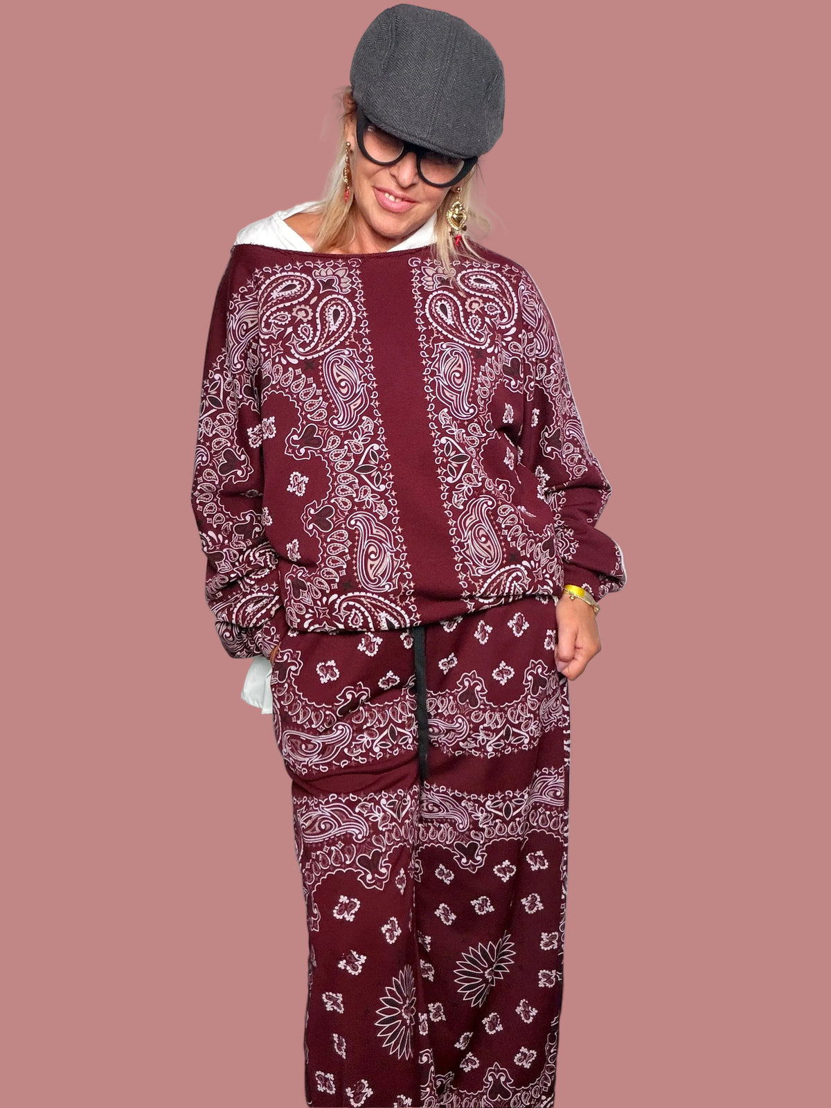 Pantalone Ovetto Fantasia Bandana