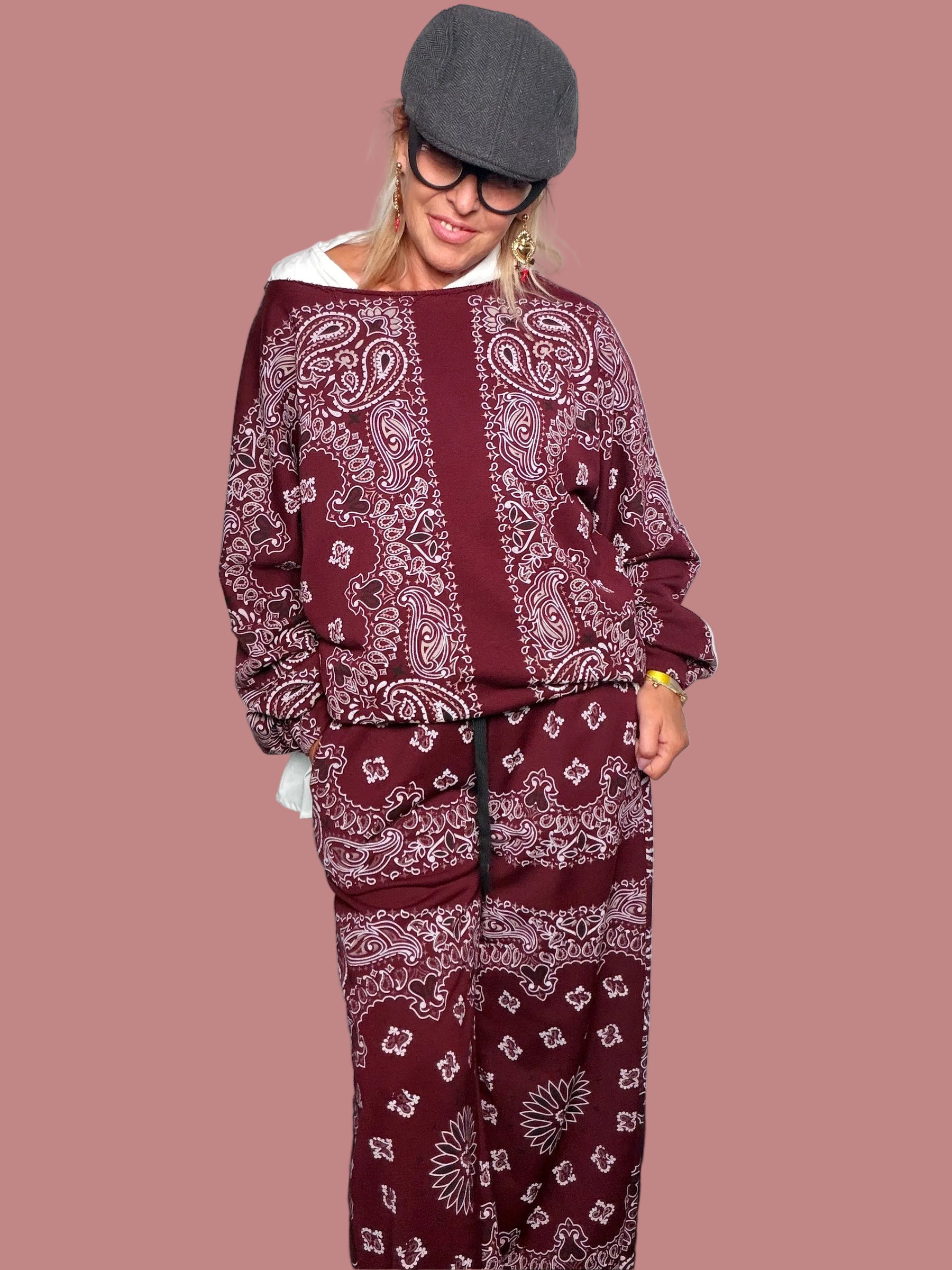 Pantalone Ovetto Fantasia Bandana